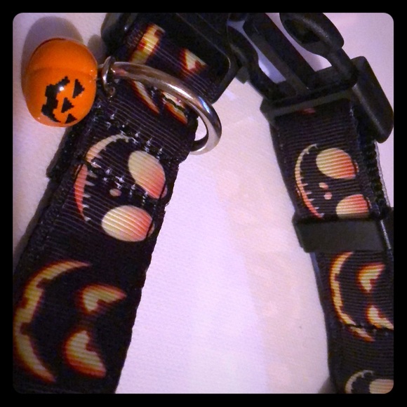 🎃🐾Halloween set with 1 collar + 1 leash🐾🎃 - Picture 1 of 4